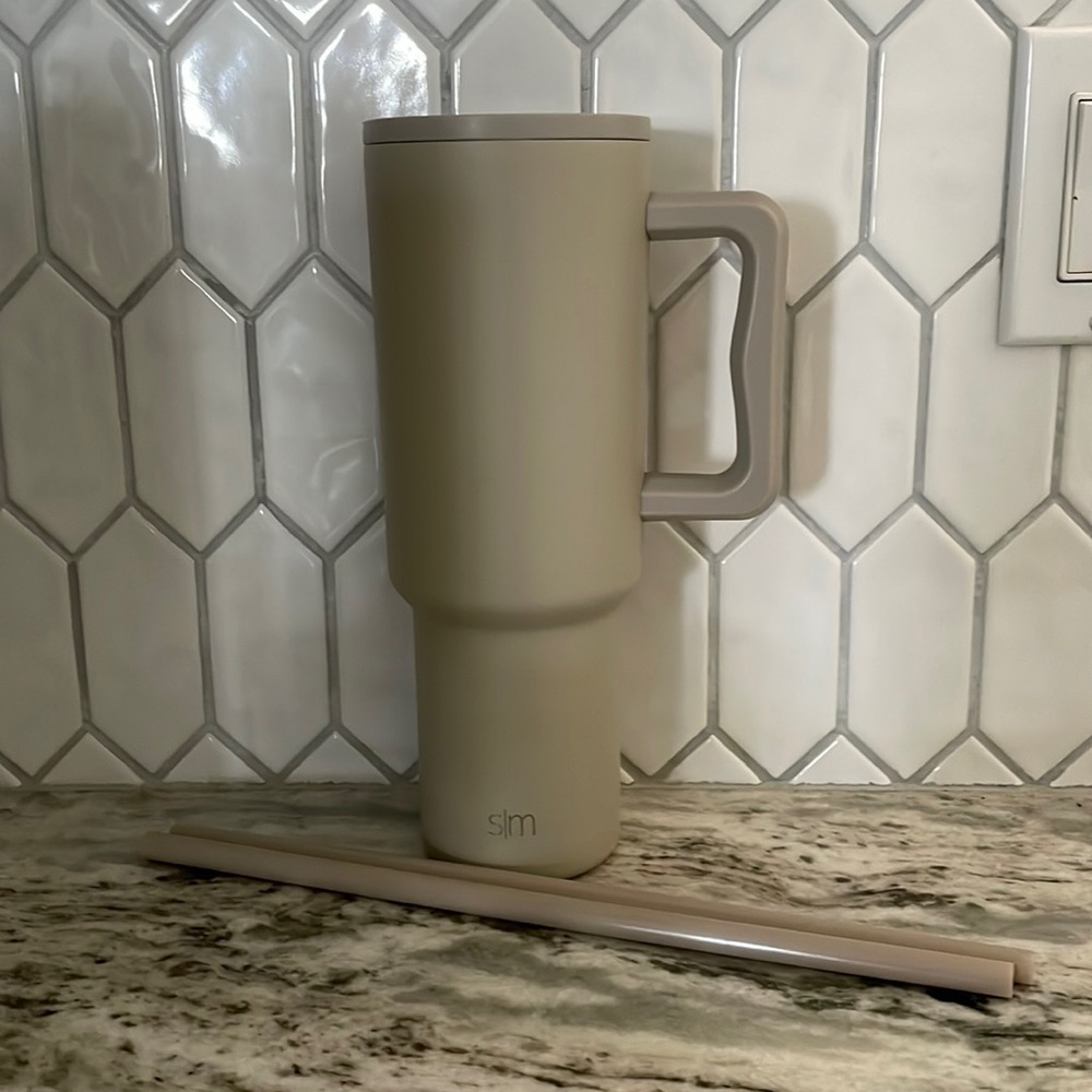 Beige Simple Modern 40oz Tumbler